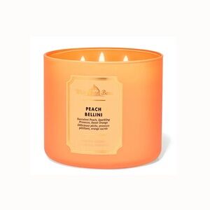 NEW White Barn 3 Wick Candle - Peach Bellini